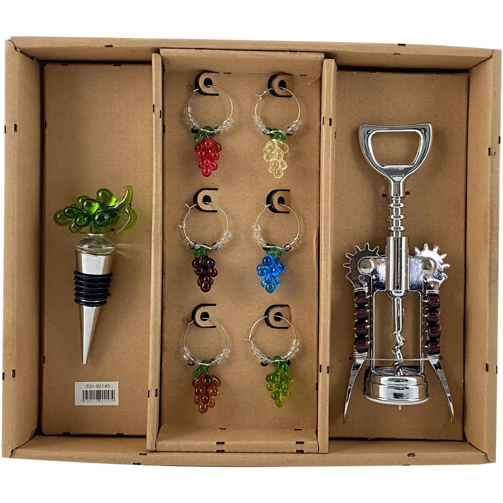 JGO TAPON P/BOTELLA 8PZ 531-92143