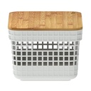 Cest GRIDc/Tapa Bambu 2.5L OU - BLANCO - CG155BCOF