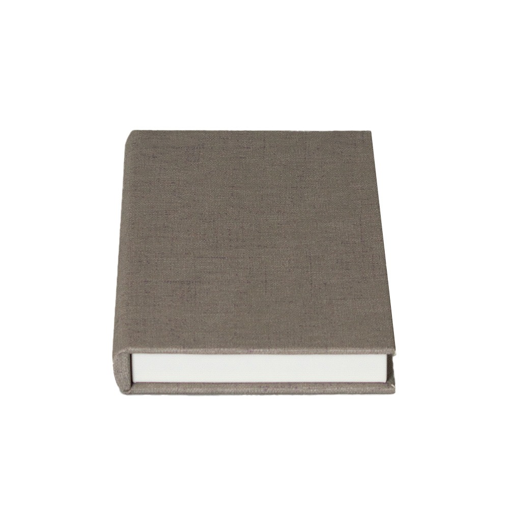 LIBRO CAJA DECORATIVA GRIS 29X21X3CM 2847