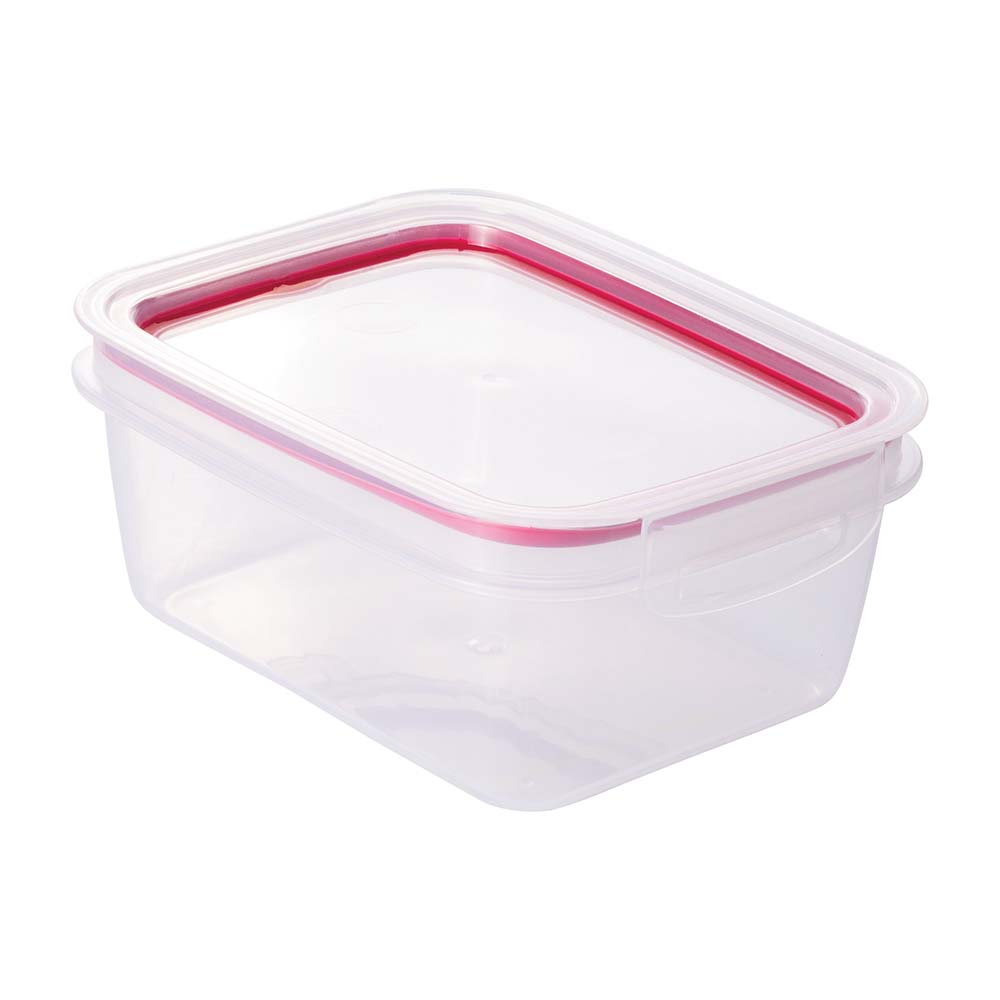 [234466] 9413 RECIPIENTE TRABA MAS RECTANGULAR 1,3L ROJO