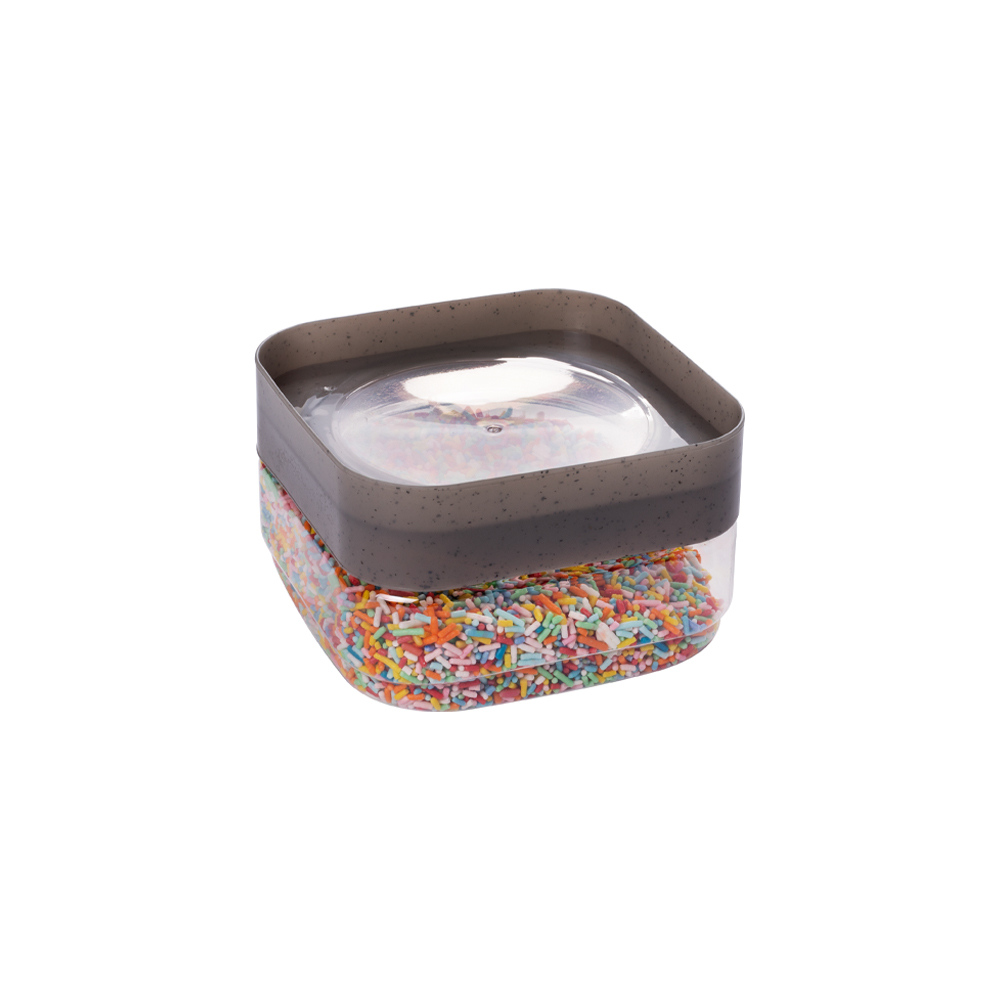 [234531] 12883 RECIPIENTE PLUG CUADRADO 510ML (GRIS)