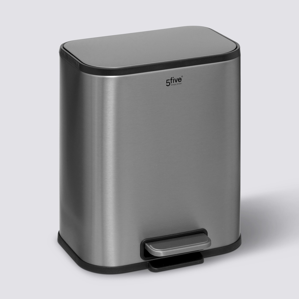 BASURERO METÁLICO INOX MATE 5L 206743