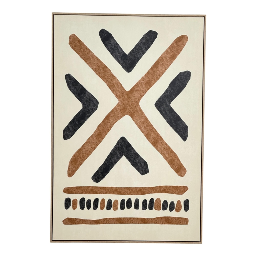 CUADRO C/ DISEÑO X 120X80X4CM 507-36096