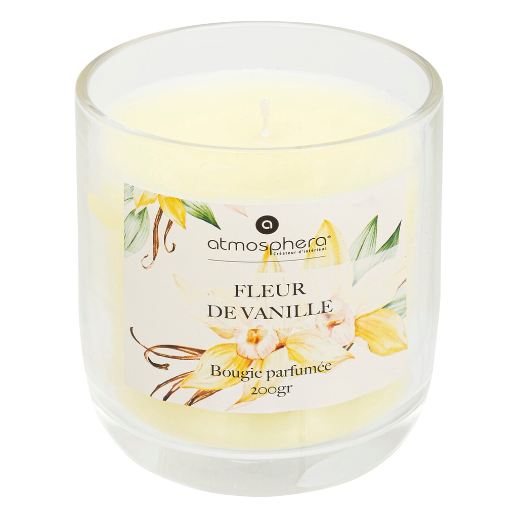 [251687] VELA PERFUMADA VIDRIO OUDY VAINILLA 200G 200657B