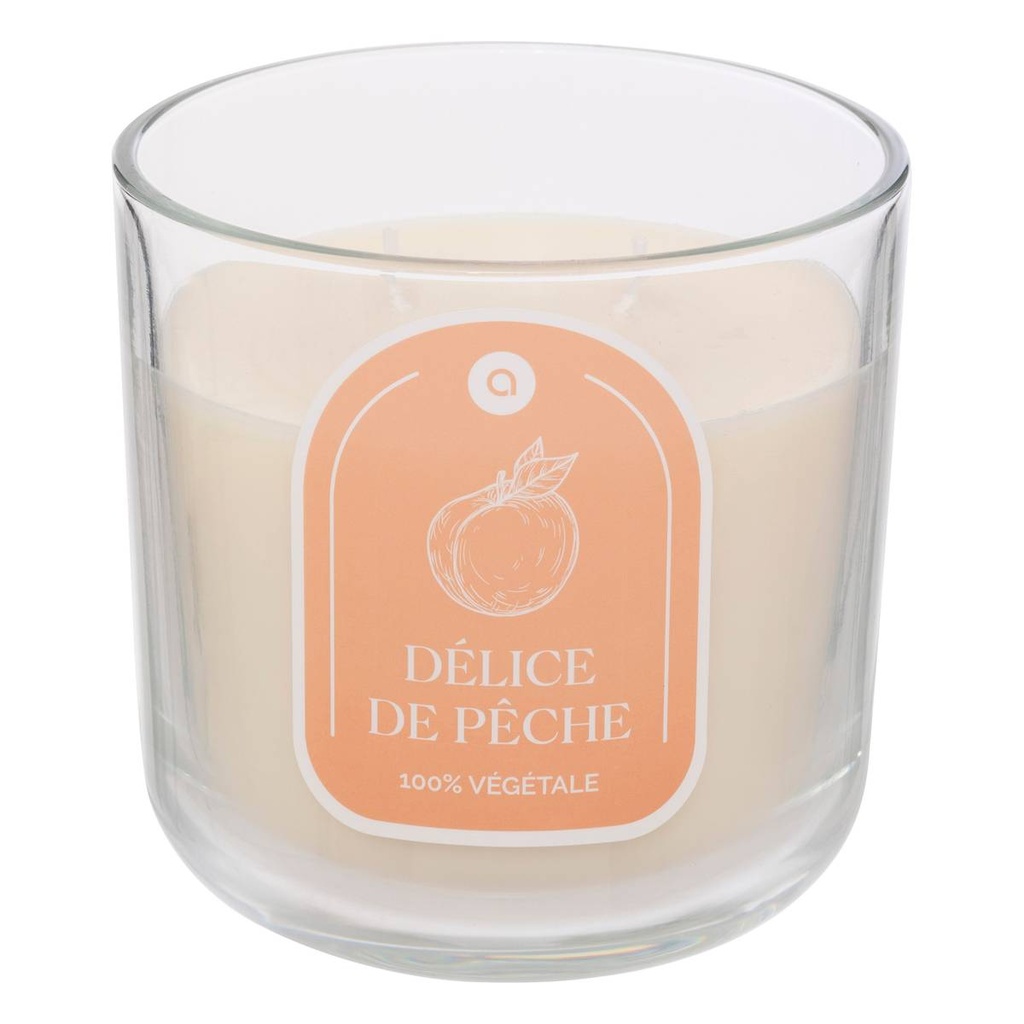 VELA PERFUMADA FLORAL DURAZNO 350G 207011C