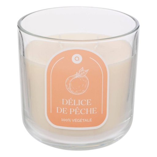 [251700] VELA PERFUMADA FLORAL DURAZNO 350G 207011C