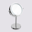 ESPEJO LED DE PIE PLATEADO D19 160974