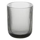 VASO BAJO STRIÉ EMA GRIS 25CL 203480B