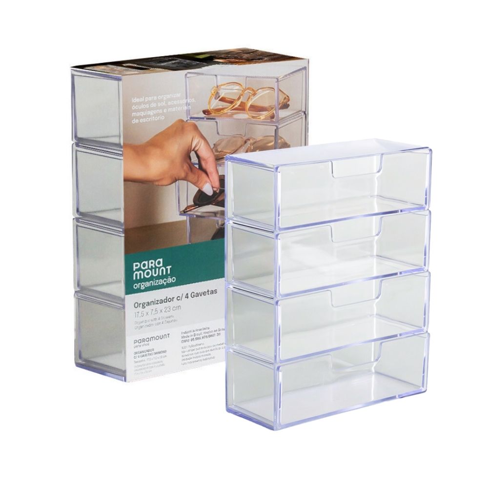 [253069] ORGANIZADOR C/ 4 CAJONES DIAMOND 4662