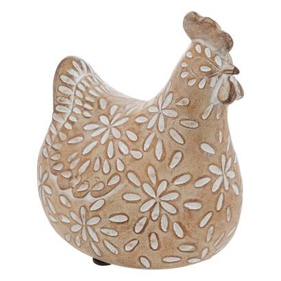 [253209] FIGURA GALLINA RESINA LINDA H20 206127