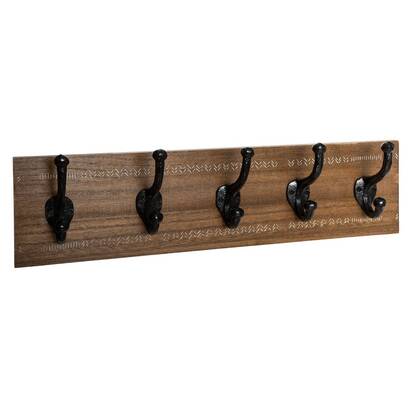 [253390] PERCHERO MDF 5 GANCHOS OLIVER 50X13 173906