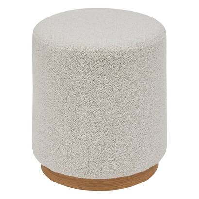 [253432] PUFF BLANCO BOUCLÉ NESKY 207383