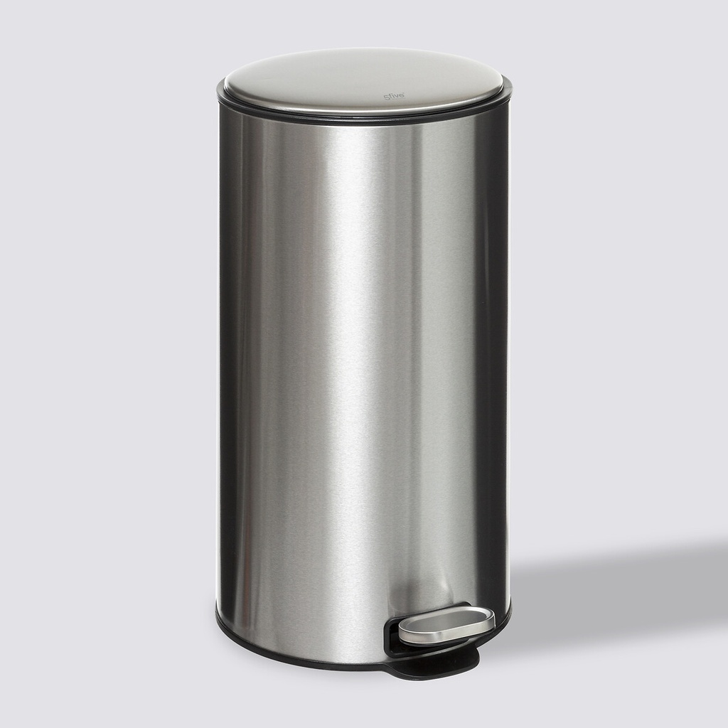 TACHO BASURA METÁLICO INOX DELTA 30L 164753.