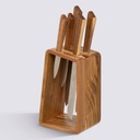 BLOQUE 5 CUCHILLOS ACACIA 190141