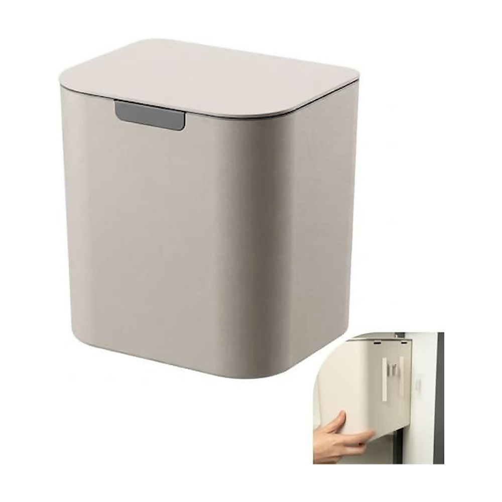 [268426] BASURERO DE BANCADA/PAREDE LIV 5L BEGE LX600BGF