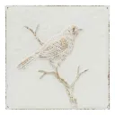 DECORACION METAL PAJARO 26X26 215594