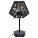 LAMPARA JILY NEGRO RECTO H34 168236A