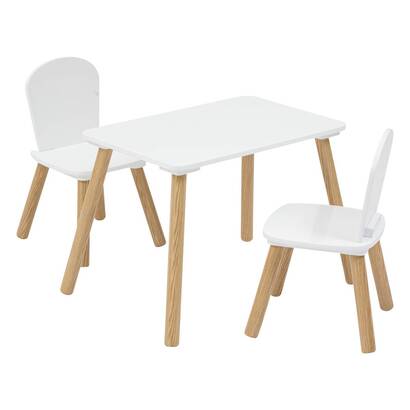 [271476] JUEGO MESA RECTANGULAR 2 SILLAS 205805