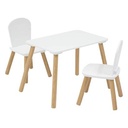 JUEGO MESA RECTANGULAR 2 SILLAS 205805