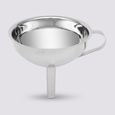 EMBUDO DE ACERO INOXIDABLE 13CM 146569
