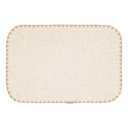 MANTEL INDIVIDUAL SANDRINE BEIGE 45X30 212186A