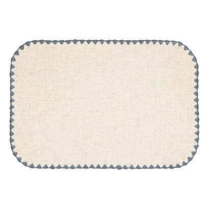 MANTEL INDIVIDUAL SANDRINE AZUL 45X30 212186C