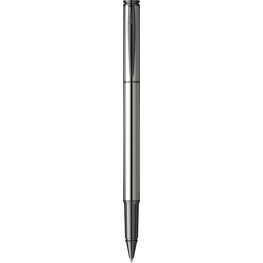 [272777] BOLIGRAFO CROMO NEGRO CAJA CRISTAL 95949