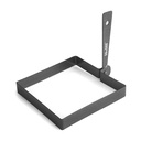 MOLDE HUEVO CUADRADO MOKA 10 CMS 824703