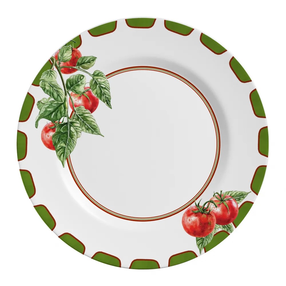 [273452] PLATO PRINCIPAL POMODORO LISO 29CM MATE 7630-101