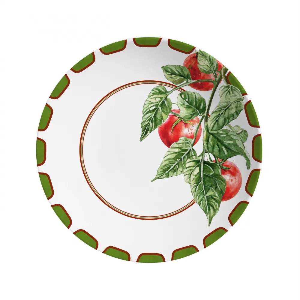 [273454] PLATO HONDO POMODORO COUP MATE 25CM 7630-202