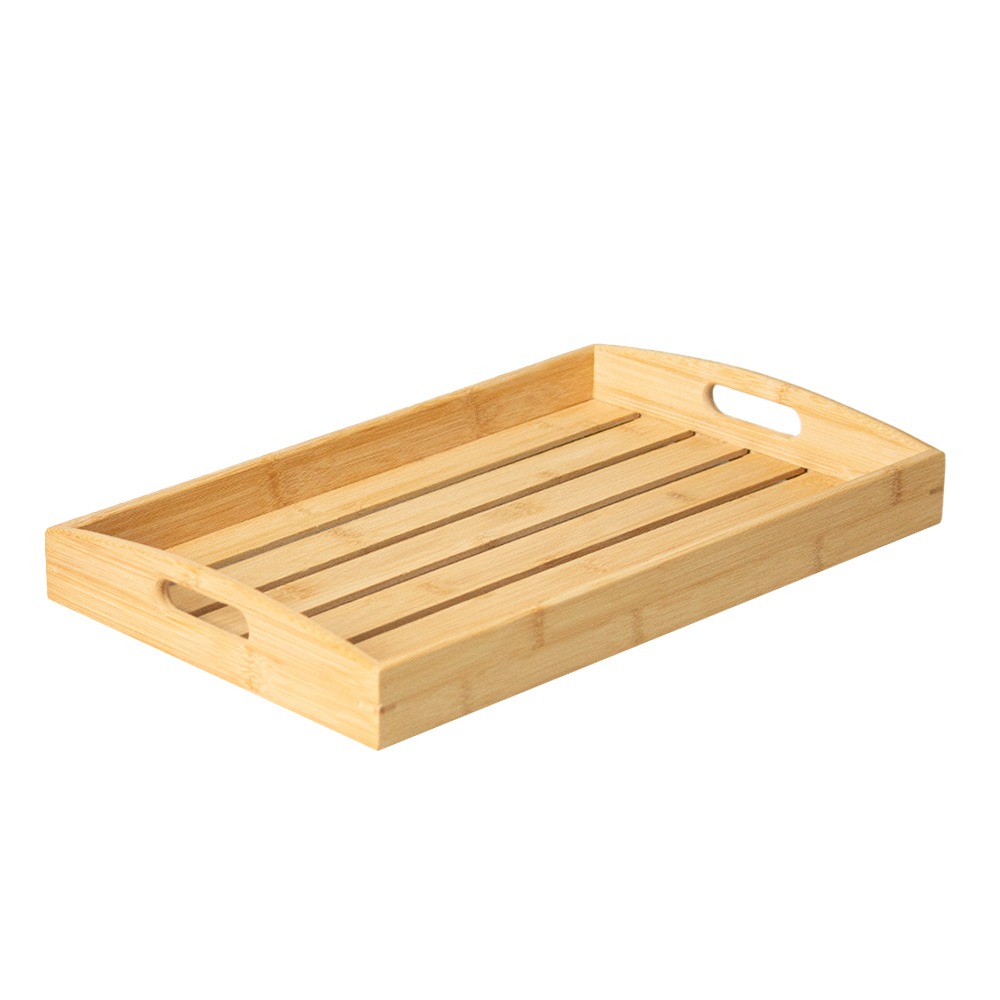 [232590] BANDEJA RECTANGULAR DE BAMBU 45X30X5,8CM 2667