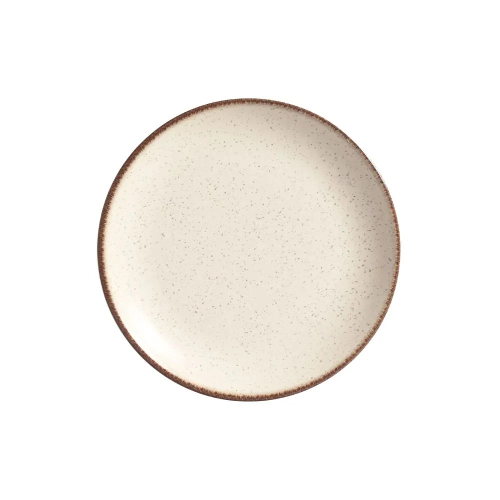 [220495] PLATO POSTRE COUP VANILLA MATTE 21 CM 7573-203
