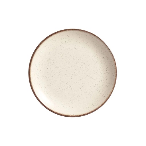 [220495] PLATO POSTRE COUP VANILLA MATTE 21 CM 7573-203