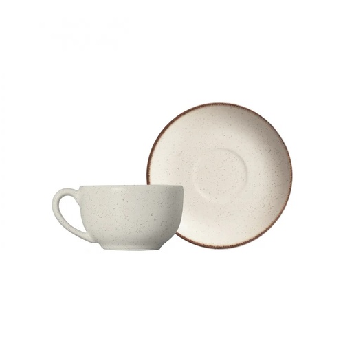 [220496] TAZA DE TÉ CON PLATILLO COUP VANILLA MATT 7573-204