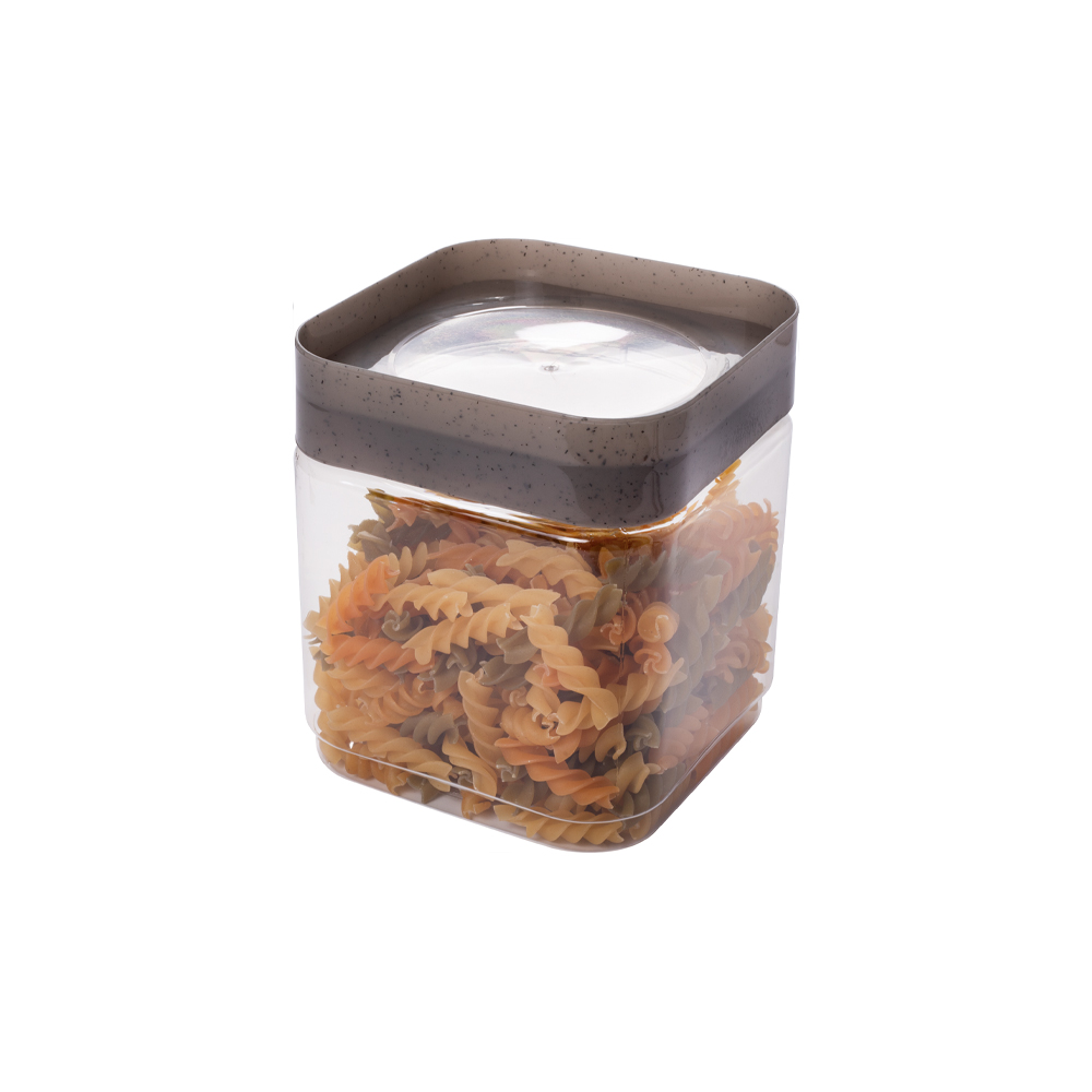 [234533] 12884 RECIPIENTE PLUG CUADRADO 1,28L GRIS