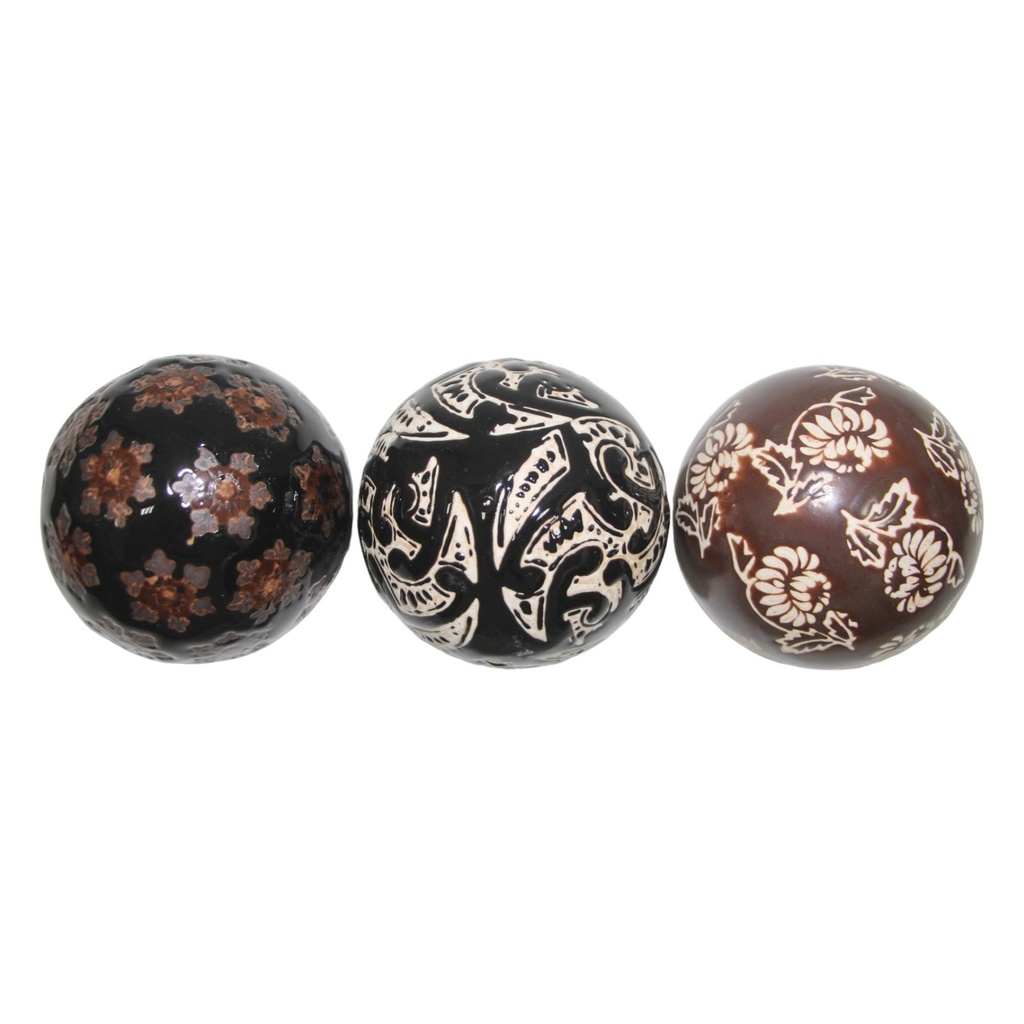 ESFERAS DECOR 3 SURT 8X8X8CM 442-540237
