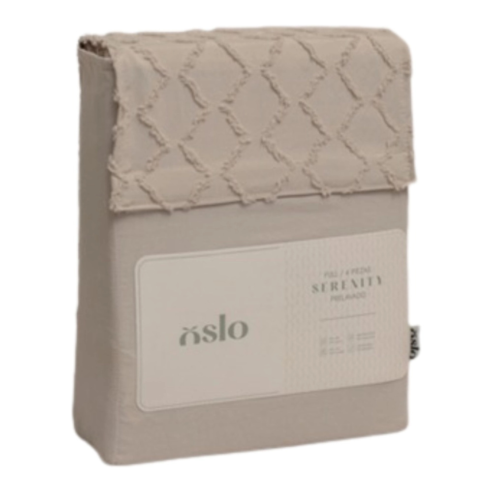 JGO. SAB. SERENITY (160X200+30CM) BEIGE 4 PZS.