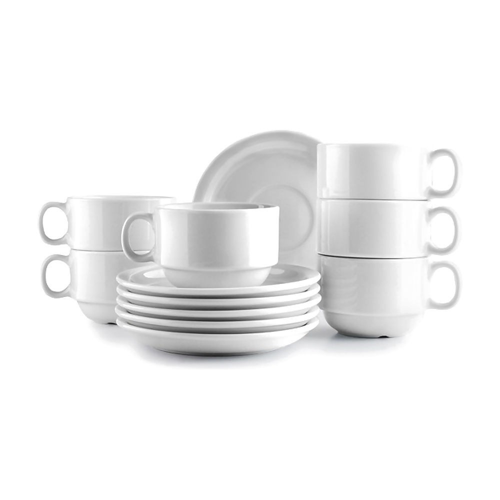 [239888] SET 6 TAZAS 230ML+PLATILLOS 15 CASTILLA 693110