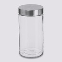 FRASCO DE VIDRIO C/ TAPA DE ACERO INOX 135298