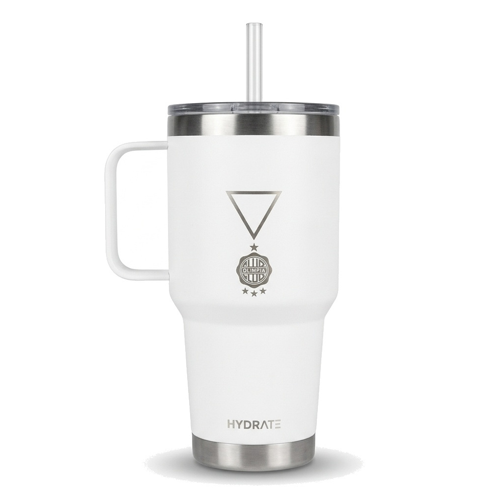 [241685] VASO CON PICO Y AGARRE 887 ML BLANCO OLIMPIA