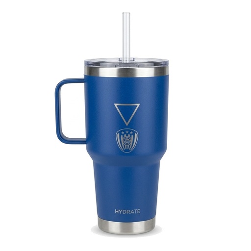 [241687] VASO CON PICO Y AGARRE 887 ML AZUL LUQUE