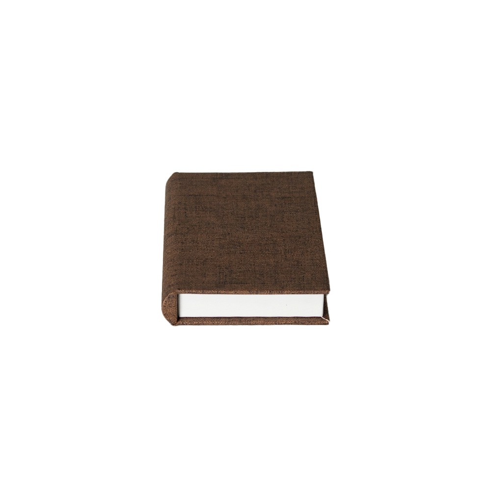 [232417] LIBRO CAJA DECORATIVO MARRON 2837