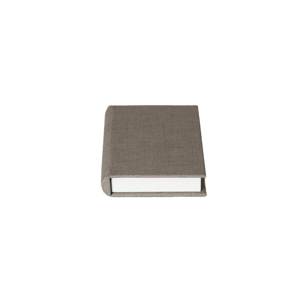 [232421] LIBRO CAJA DECORATIVO GRIS 2839