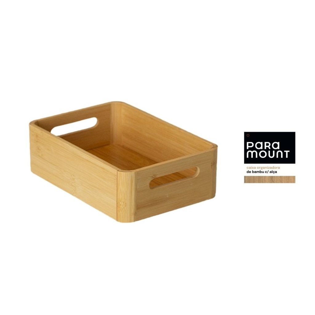 CAJA ORGANIZADORA DE BAMBÚ CON ASA 2584