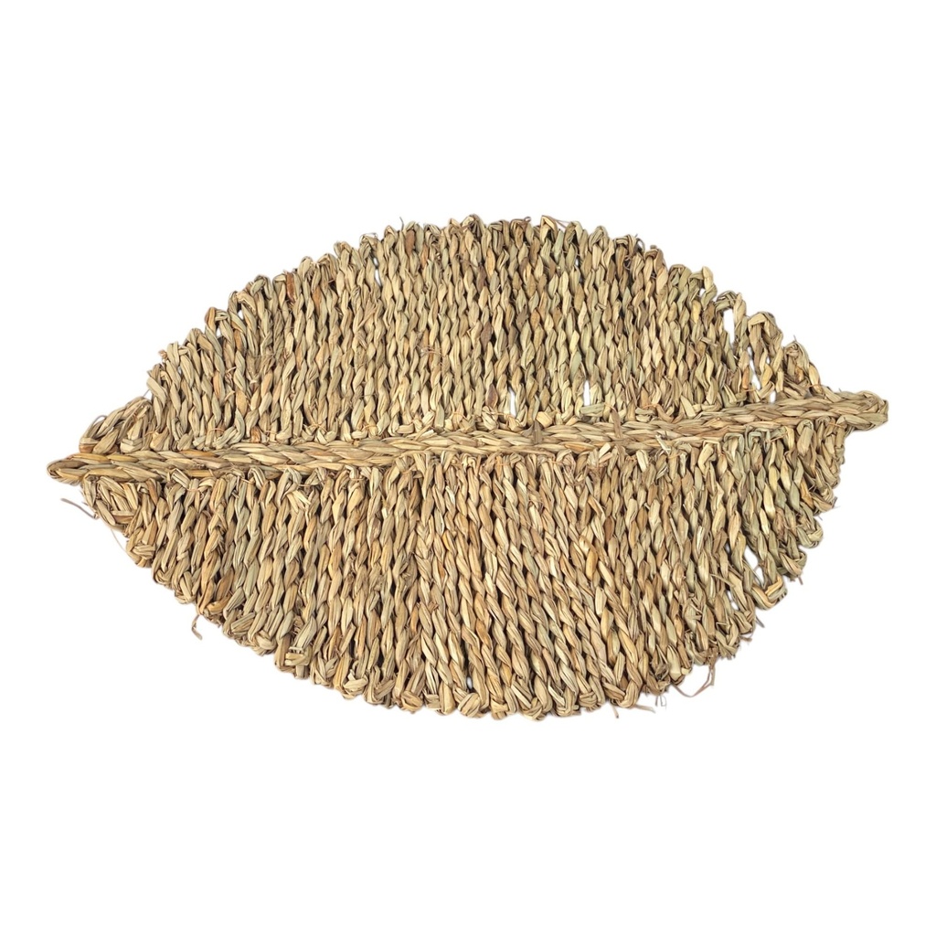 INDIVIDUAL HOJA TRENZADA 50X33X1.5CM 085-825908