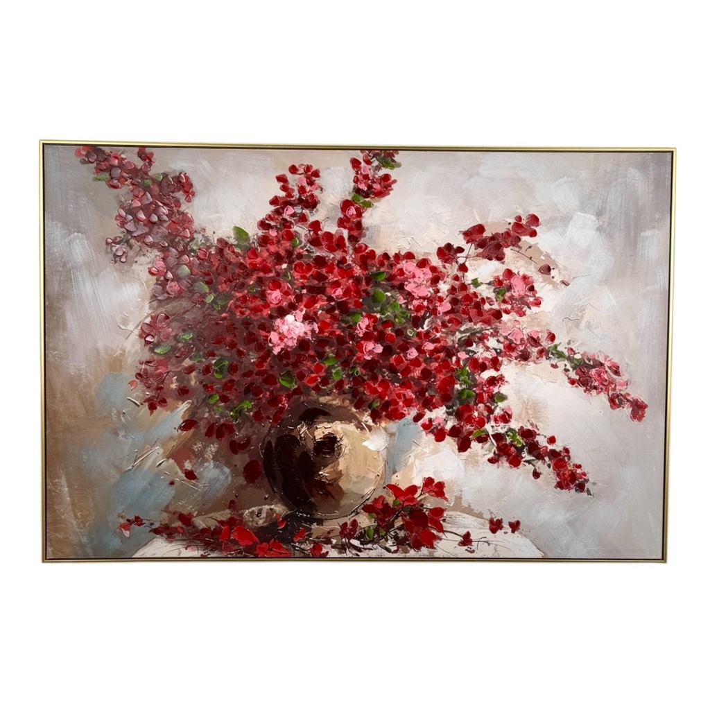 CUADRO P/PARED FLORES ROJAS 449-3310052