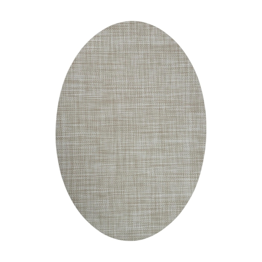 INDIVIDUAL OVALADO GRIS 33X48CM 531-43564