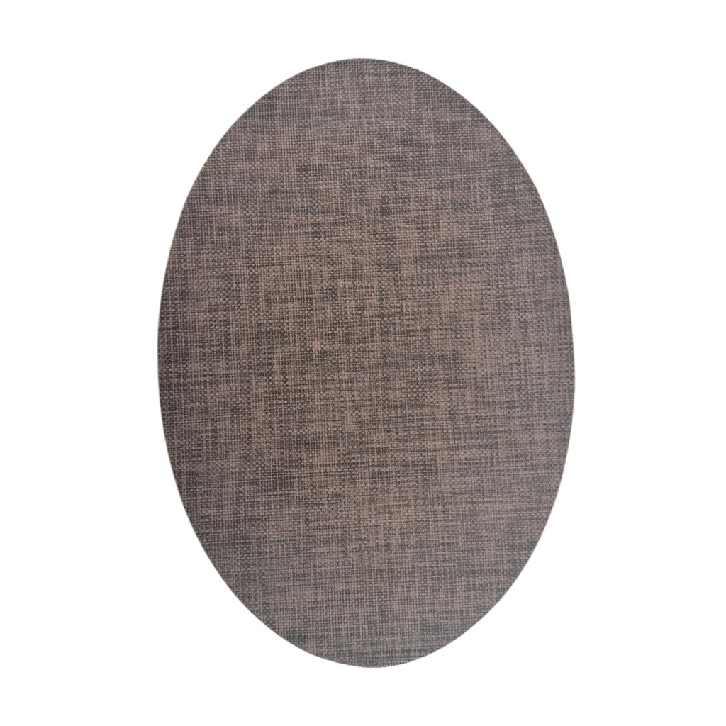 INDIVIDUAL OVALADO MARRON 33X48CM 531-43565