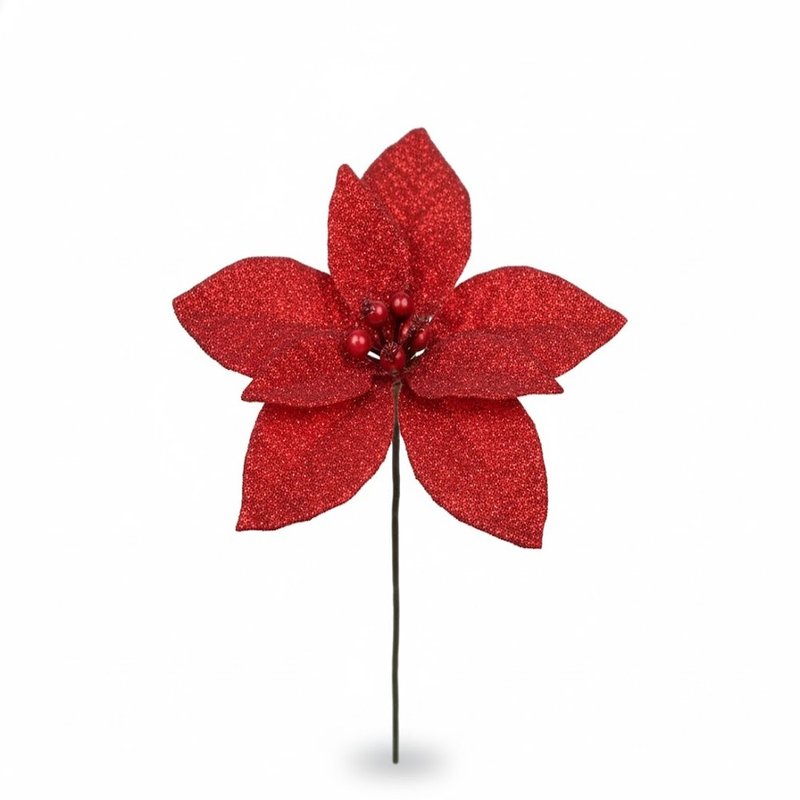 PONSETIA 31X30CM 8P ROJO 831-AMX001- 24214A