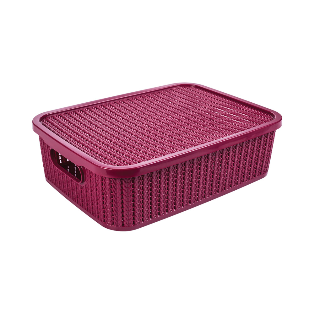 [250808] CAJA TRAMA BAJA 9,5L MÁRMOL 15405